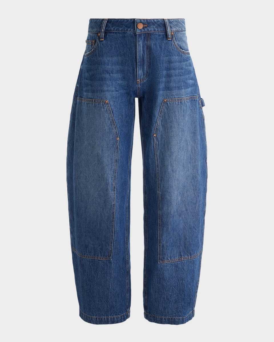 Andie Barrel-Leg Carpenter Jeans